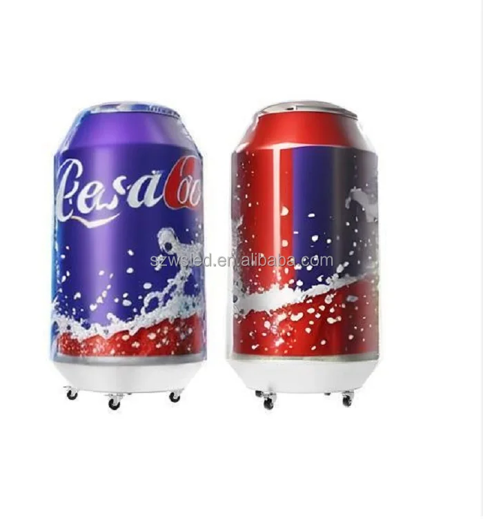 P1.8 P2  Beer LED Screen Can-Shaped Display Flexible  Drink Can Special Soft Cylindrical LED Video Wall for Ads