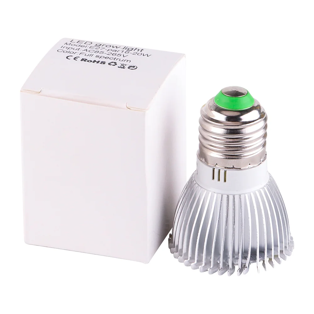  For indoor garden plant led grow par16 light E27 20W