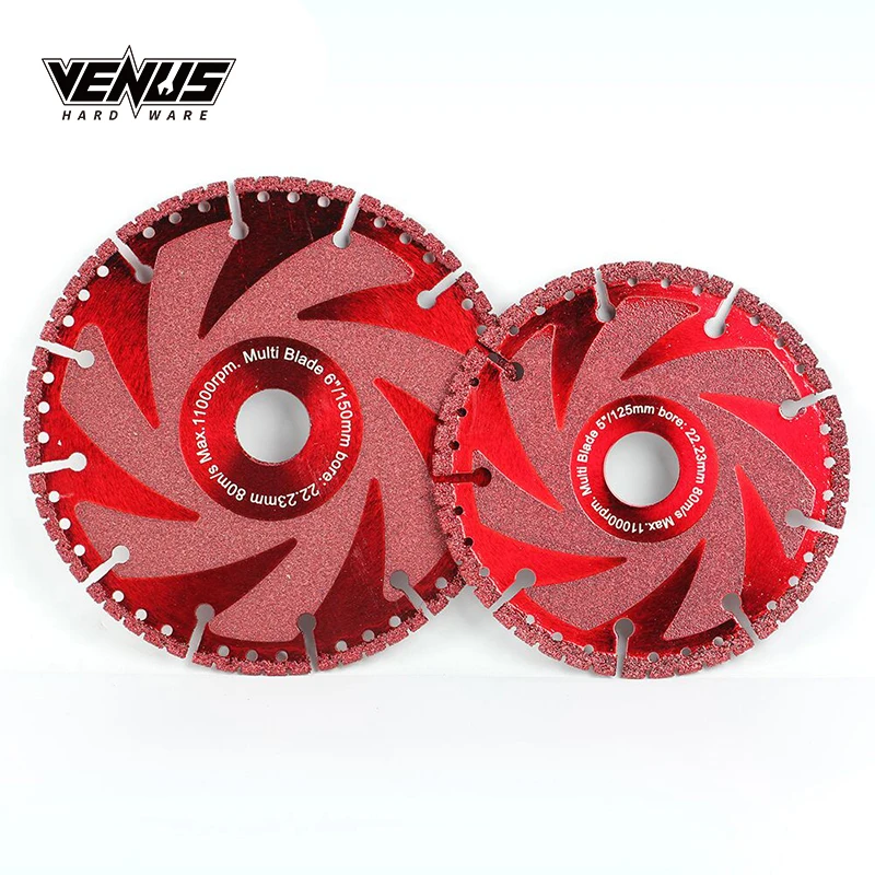 Многоцелевой Вакуумные Паяные красный Tuck металла дисковой пилы