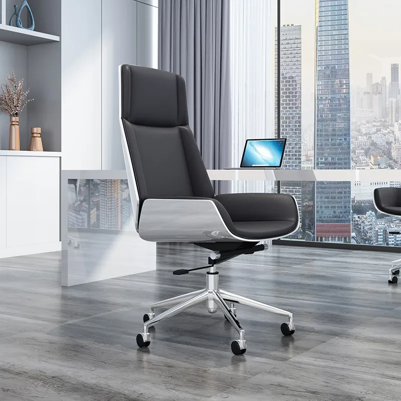 escritorio de oficina L shaped Modern executive Office furniture boss office Table white desk commercial furniture schreibtisch