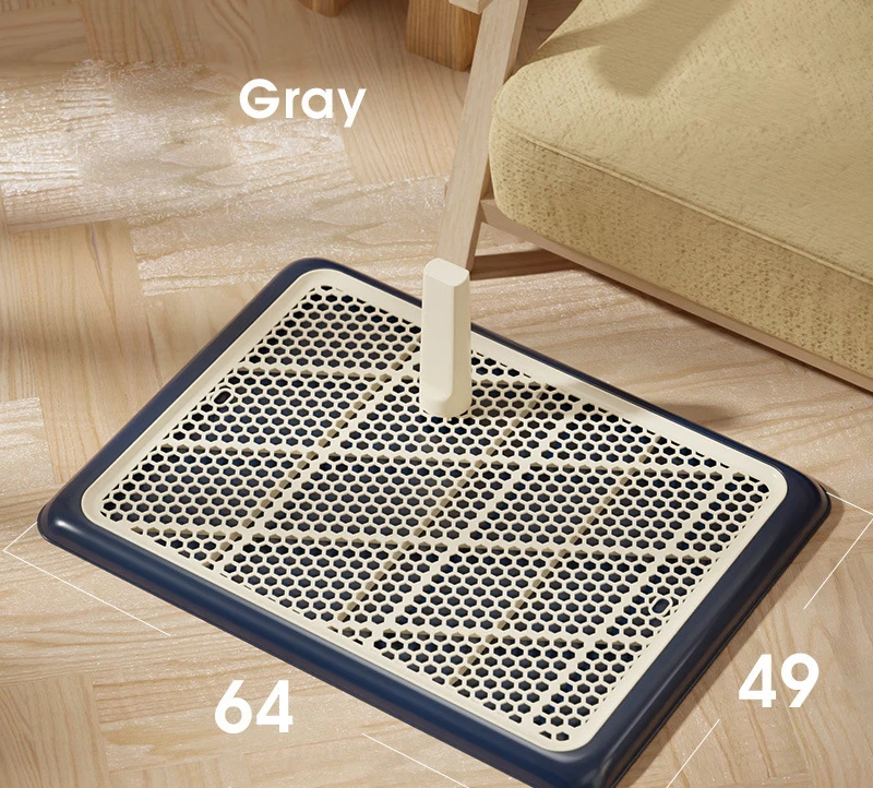 Dog Training Pad Toilet Square Pet Training Toilet with Tray for Dogs Potty Trainer Indoor Outdoor Easy Clean Pet Toilet