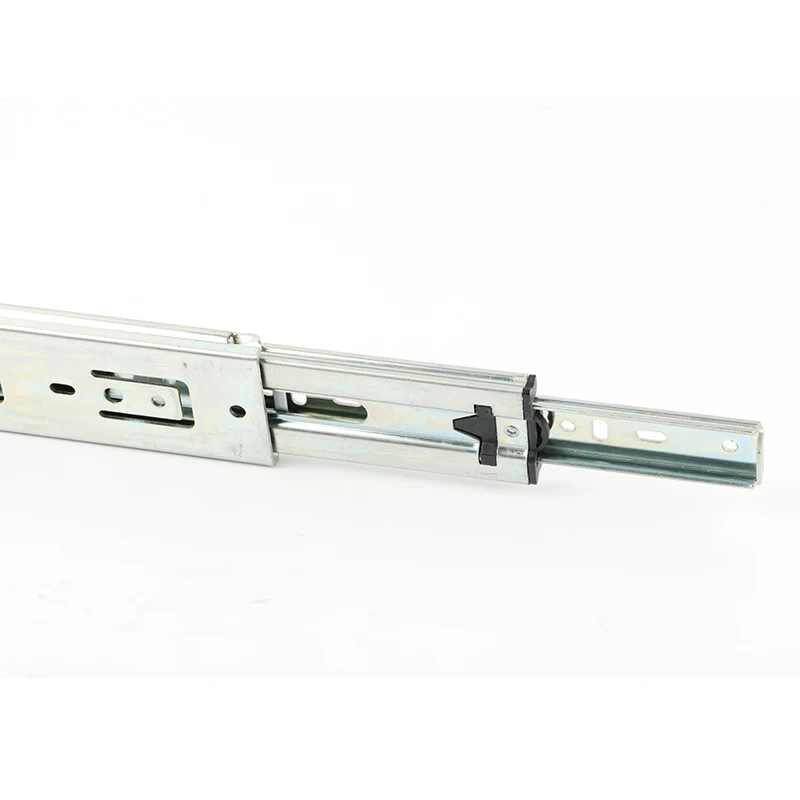 Custom Adjustable Slide Telescopic Shelf Channel 50mm high linear guide cold rolled steel slide
