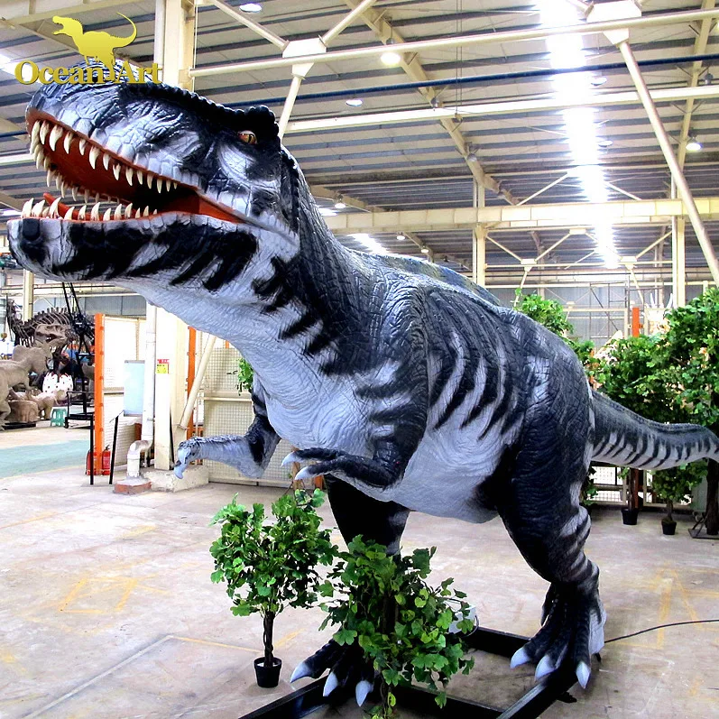 remote control dino model outdoor amusement park dinosaur