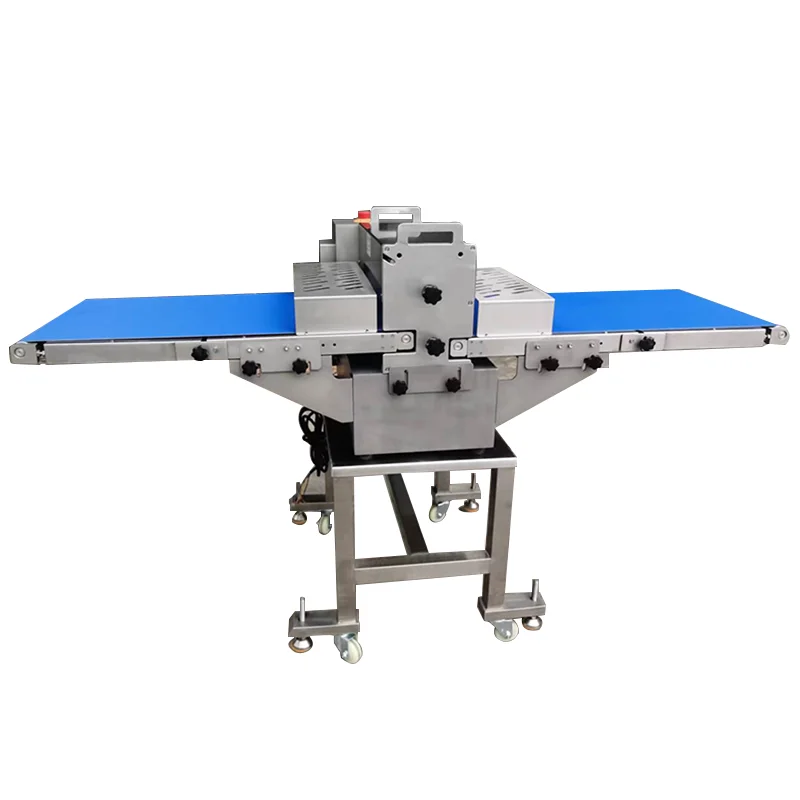 Automatic turkey breast slicer conveyor belt type fresh meat cutting machine electric chicken cutting machine