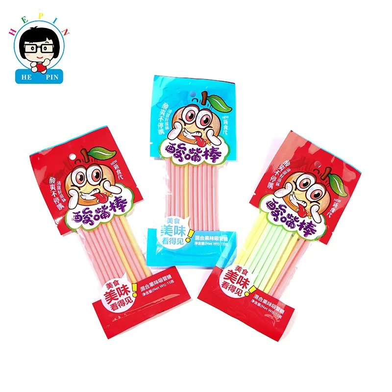 OEM Order Wholesalers Halal Powder CC Stick Fruity Flavor Candy Mixed Color For Kids