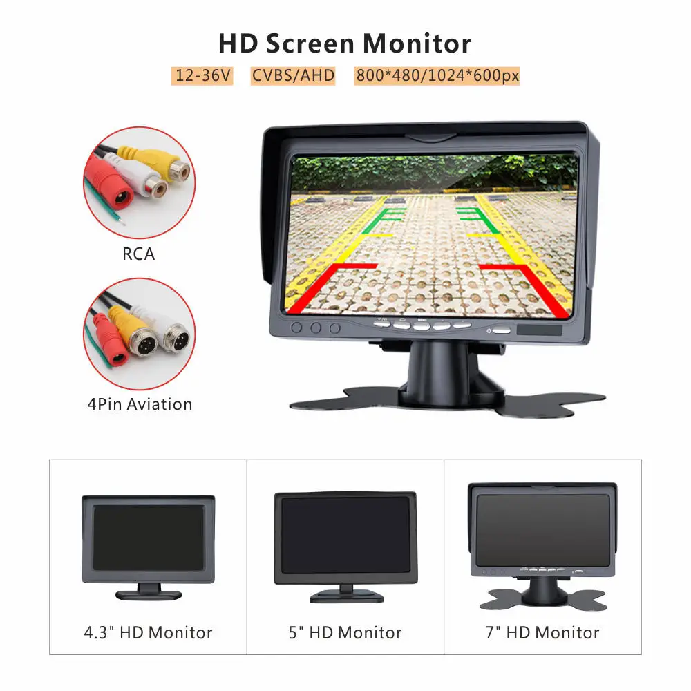 Автомобильный Автопогрузчик 12-36 В, водонепроницаемая система ночного видения