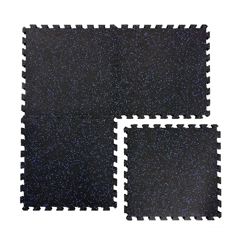 Wholesale gym floor mat rubber cushioning mat sound insulation wear-resistant non-slip floor dumbbell sports rubber mat