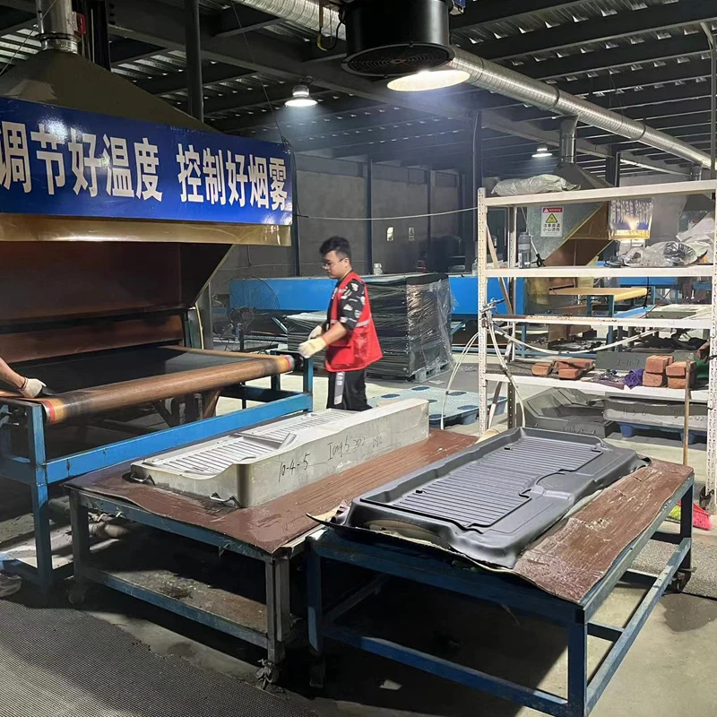 Customized OEM All Weather Car Floor Liners 3D TPE Car Floor Mats Carpets for VW Atlas Tiguan Taos Cargo Liners Trunk Mats