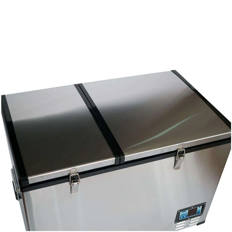 80L Stainless steel  DC AC Car fridge for RV Truck