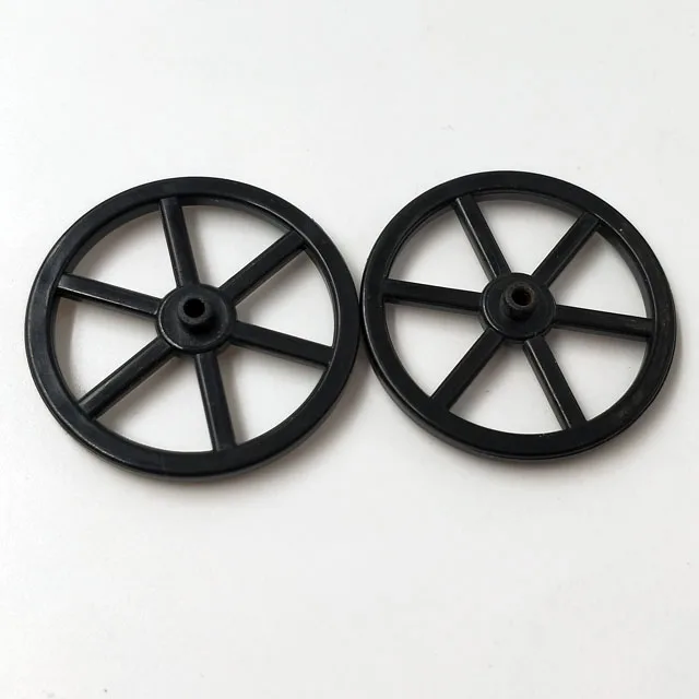 Custom Injection Molded Plastic Model Flat Axle Toy Train Wheel PartsToy