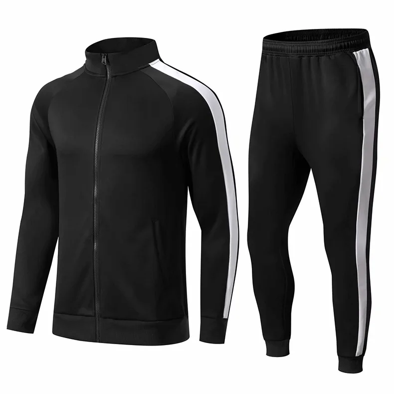 High Quality Latest Fashion Oem Outfits Fitness Track Wholesale 2 Piece Mens Sweat Suits Tracksuit