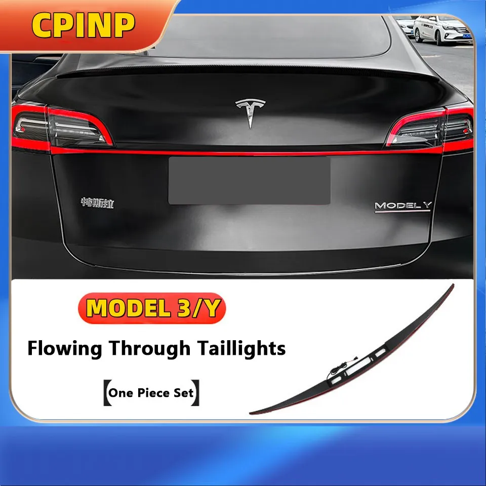 It is suitable for upgrading the dynamic taillight strip of for Tesla Y model through the taillight of Model3