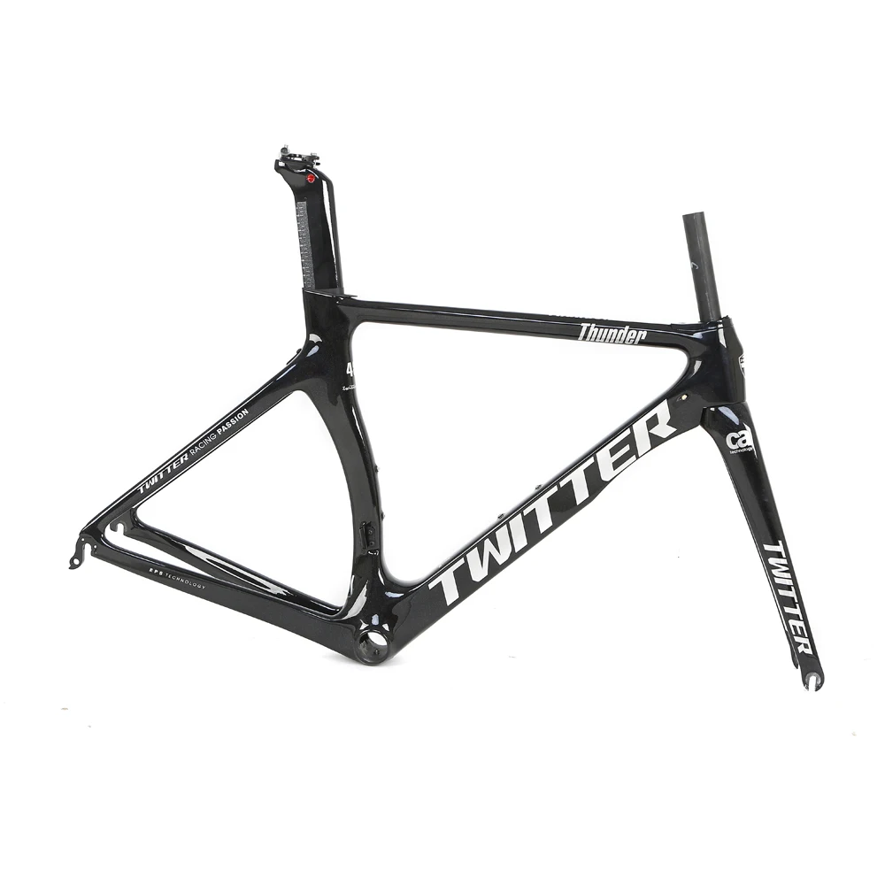 China bicycle frames 700C EPS Aero race twitter Toray carbon road bike frameset