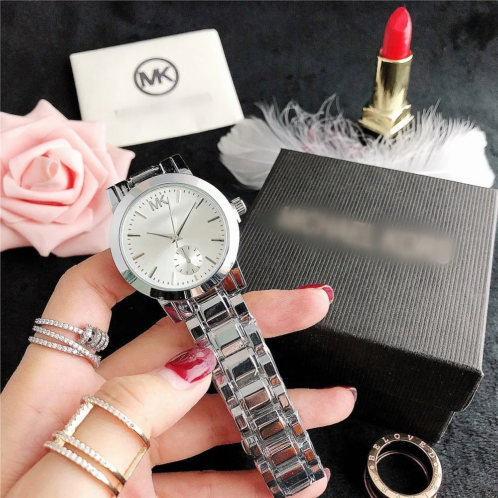 Hot Selling Women Men Luxury Brand Logo New Design Reloj de cuarzo de mujer Wristwatch Ladies Female Quartz Watches