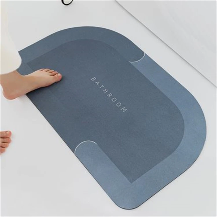 60*40cm 80*50cm 90*60cm water absorption quick dry bath mat non-slip diatom bathroom floor mat