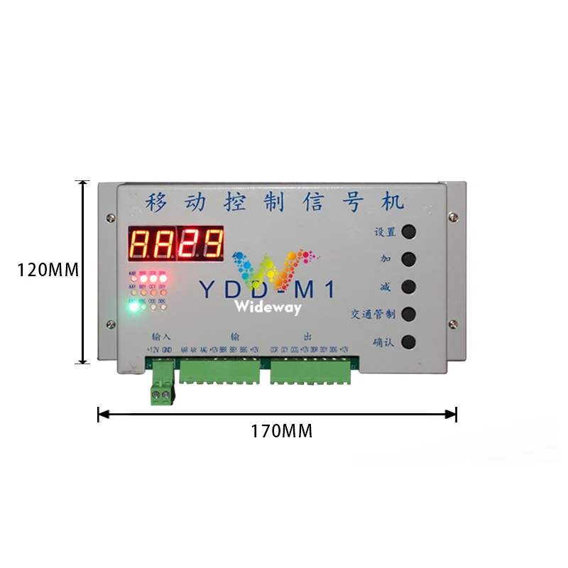 Solar portable mobile traffic light controller