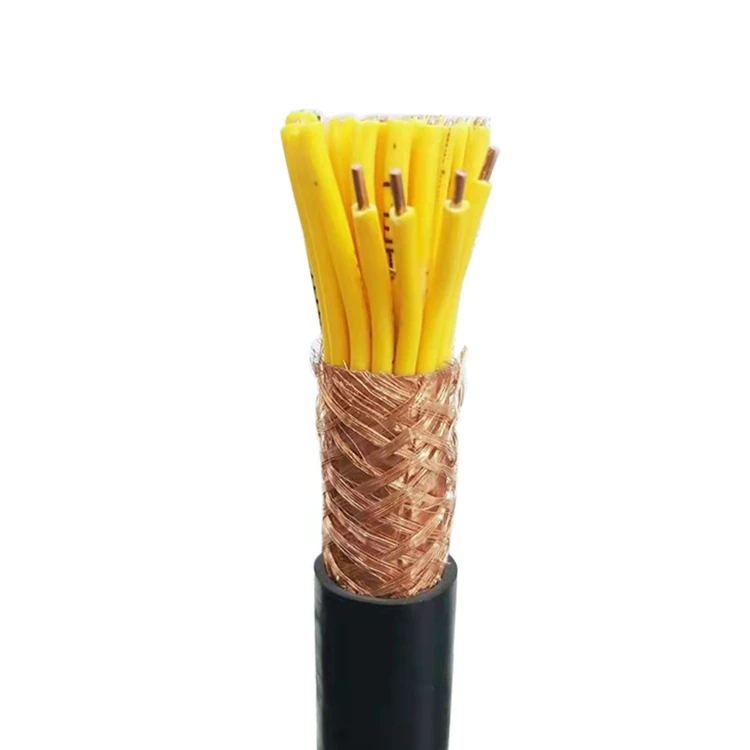 Copper Conductor shielded control cable multi-conductor KVVR KVVRVVP KVVP22 control shielded flexible sheathed cable