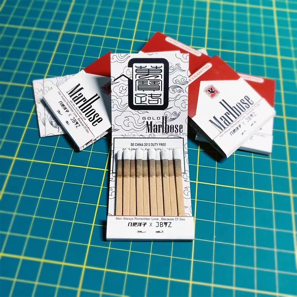 Custom Match book Personalized White box  printing logo custom whole black Matches Safety Matches