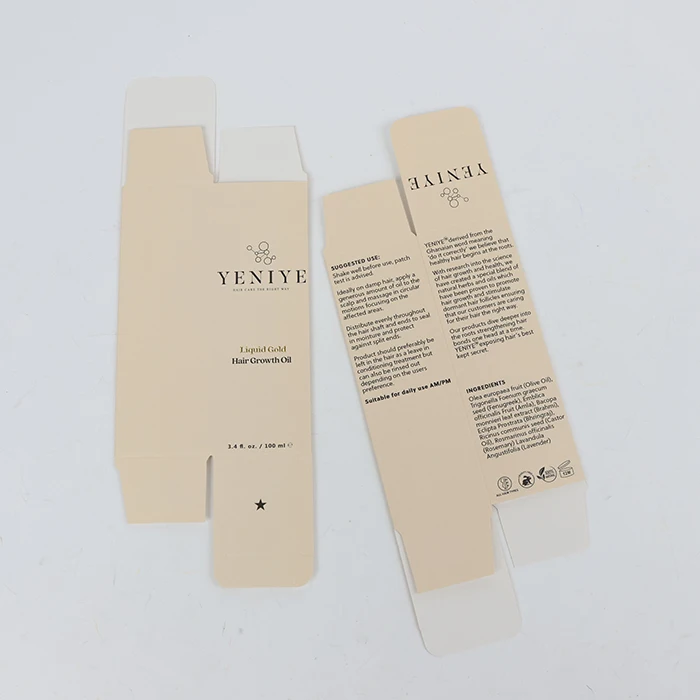 Custom paper cosmetic boxes packaging coated paper packing boxes for nutritive skin care product