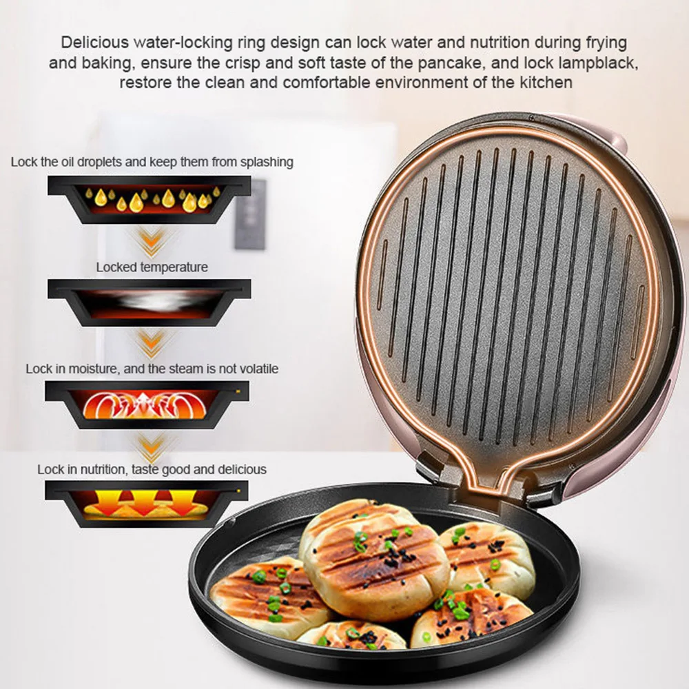 Pancake electric baking pan 2024 new smart can be disassembled and washed
