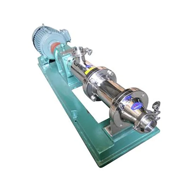 Customized Constant Pressure Delivery Stainless Steel Pump Without Pulsation Single Screw Pump