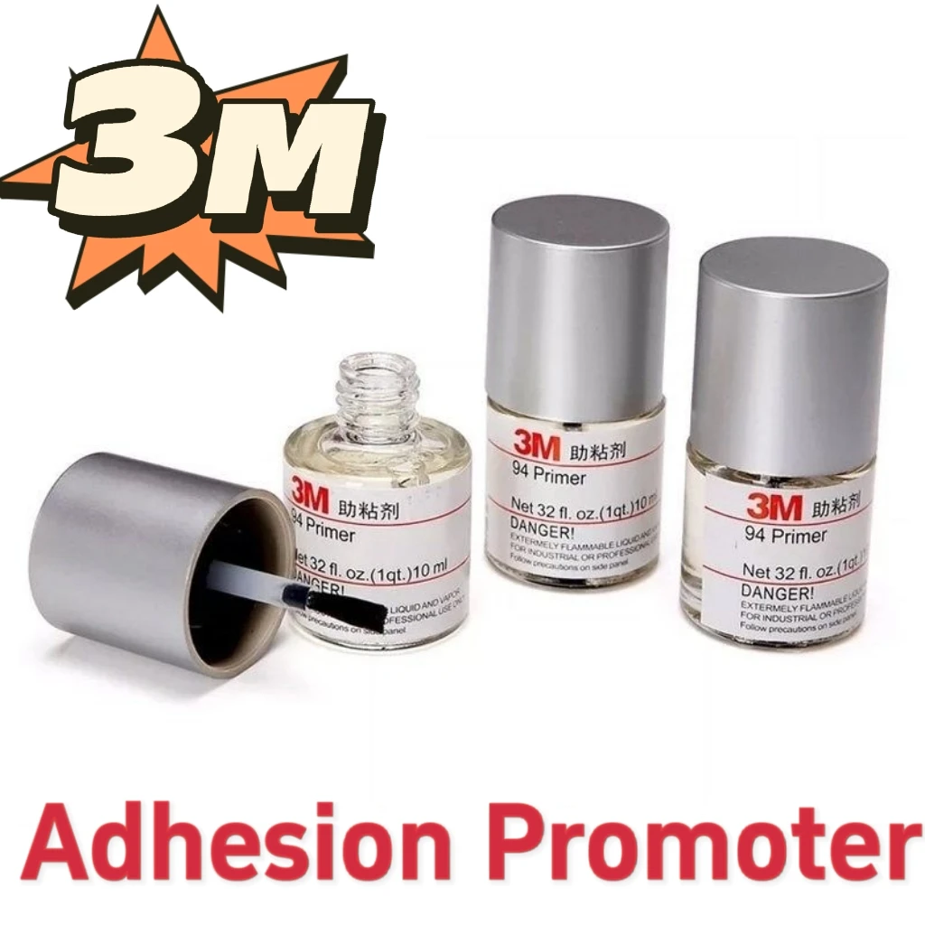 10ml 3M 94 Adhesive Adhesion Promoter Super Primer Glue Strong For Car Accessories/Office/Kitchen Other Surfaces DIY Decoration