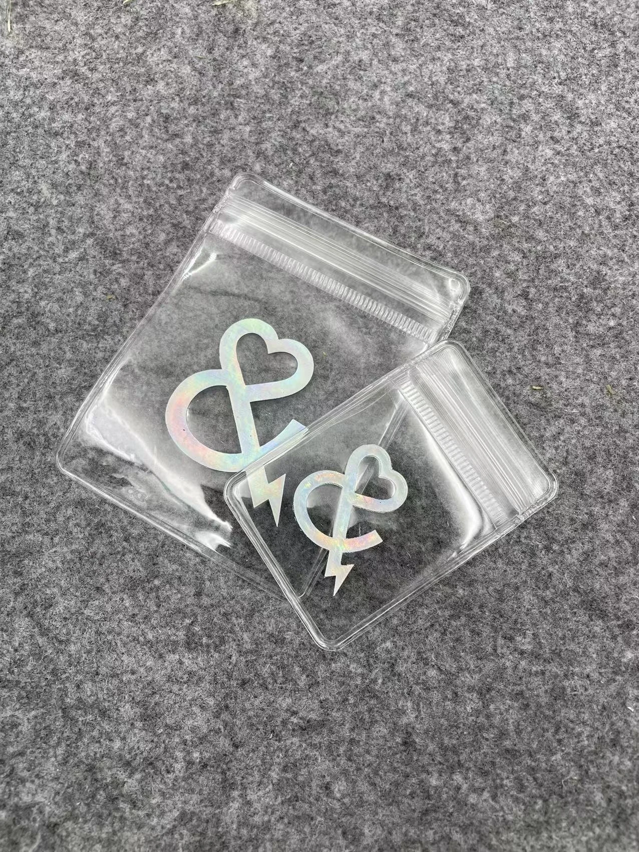 PVC Jewelry Pouch Wholesale Clear Jewelry Storage Bag Plastic Self Sealing Jewelry Zip Lock Bag for Ring Earring Bangle Bracelet