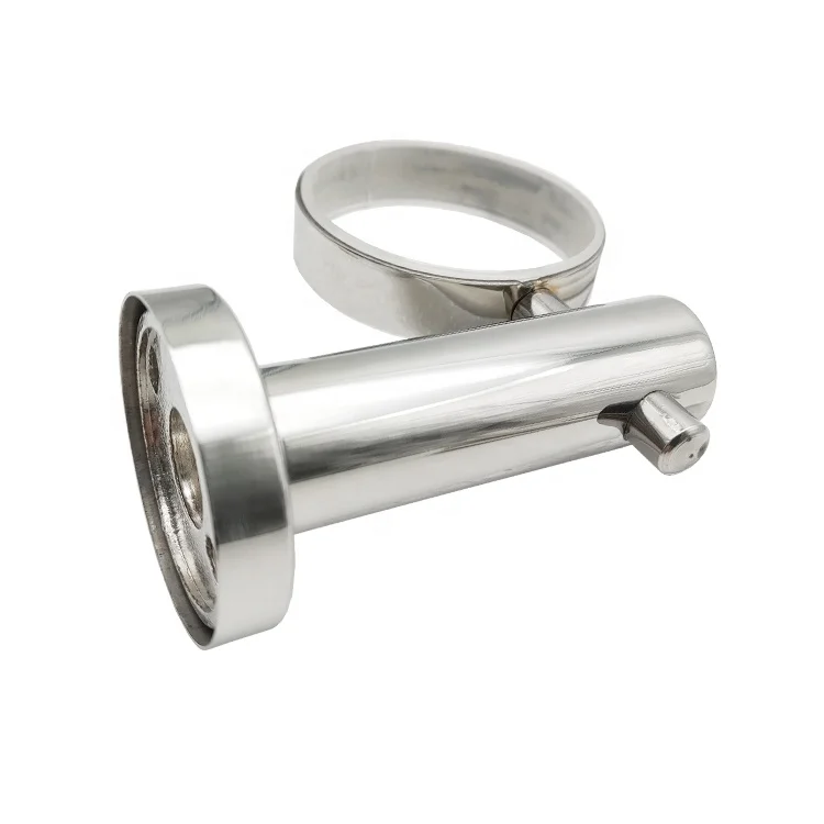 HF Customized Bathroom Accessories Luxury Wall Mounted Glass Soap Dish Soap Dish Holder with Stainless Steel Holder