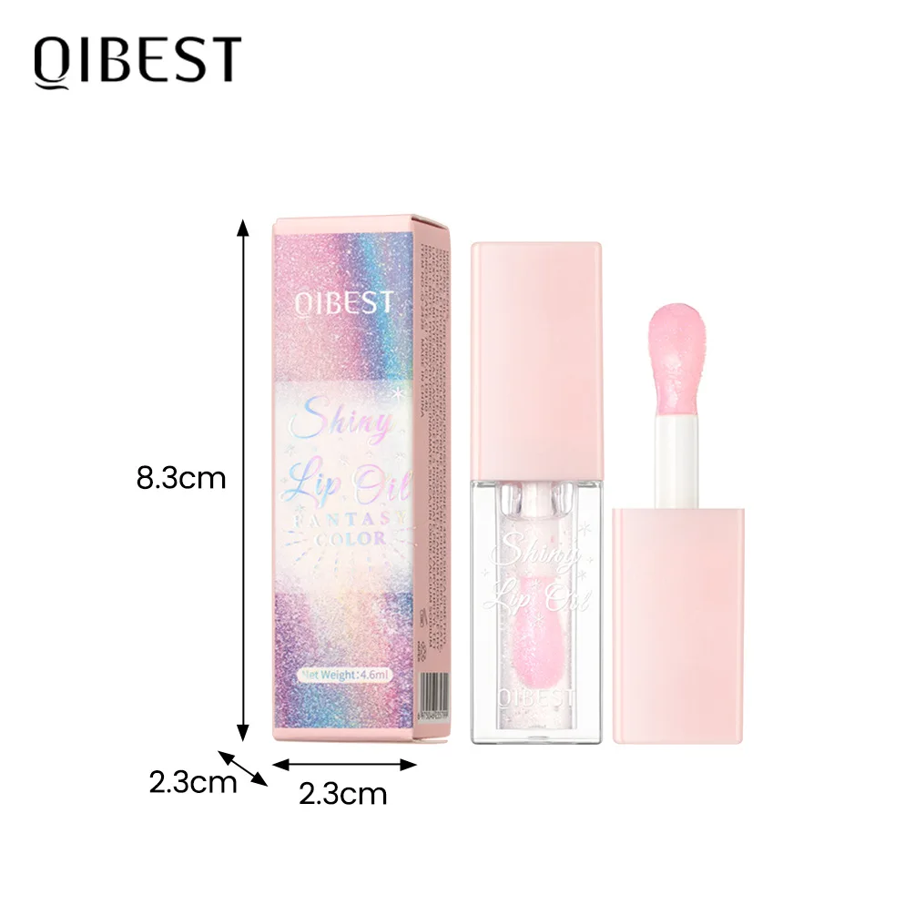 6 color change lip oil lipstick moisturizing easy to Color non-stick cup color non-stick cup create beautiful lip makeup