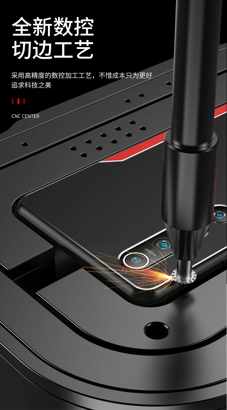 Aluminum Alloy Shell Metal Blade Phone Case ForBack Cover For Samsung A53 5G A51 4G A32 5G  S22ultra S21ultra note 10 Pro