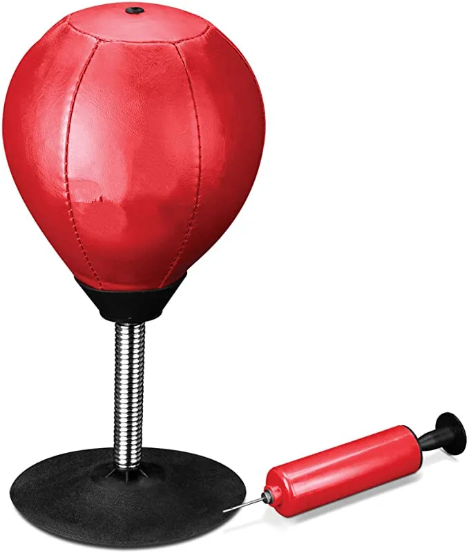 Stress Buster Desktop Punching Bag Heavy Duty Stress Relief Ball Table Punching Ball with Stand