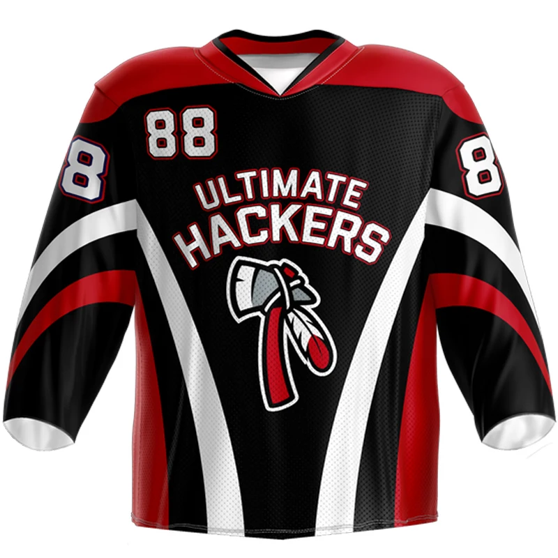 wholesale blank custom reversible sublimation ice hockey jerseys team practice hockey jersey tackle twill plain hockey jersey