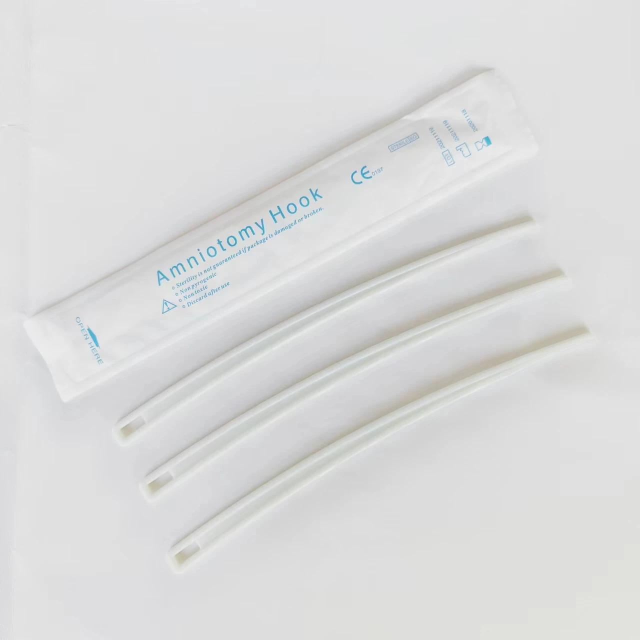 Wholesale Disposable Sterilized amniotomy hook medical ABS Amniotic Membrane Hook amniotic fluid hook for breaking membranes
