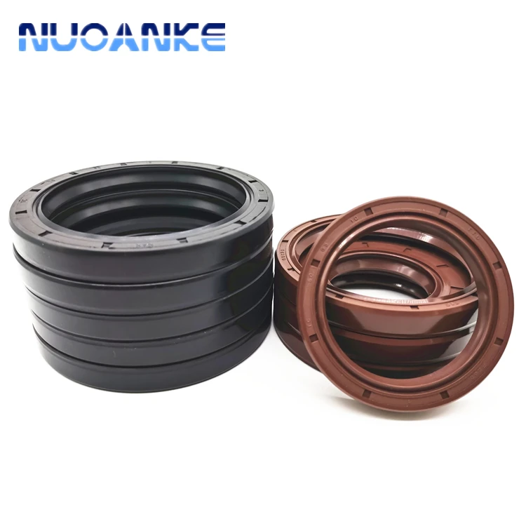 China Manufacturers Oil Seal NUOANKE Brand High Pressure TC NBR FKM Silicone Double Lip Oil Seal With High Quality