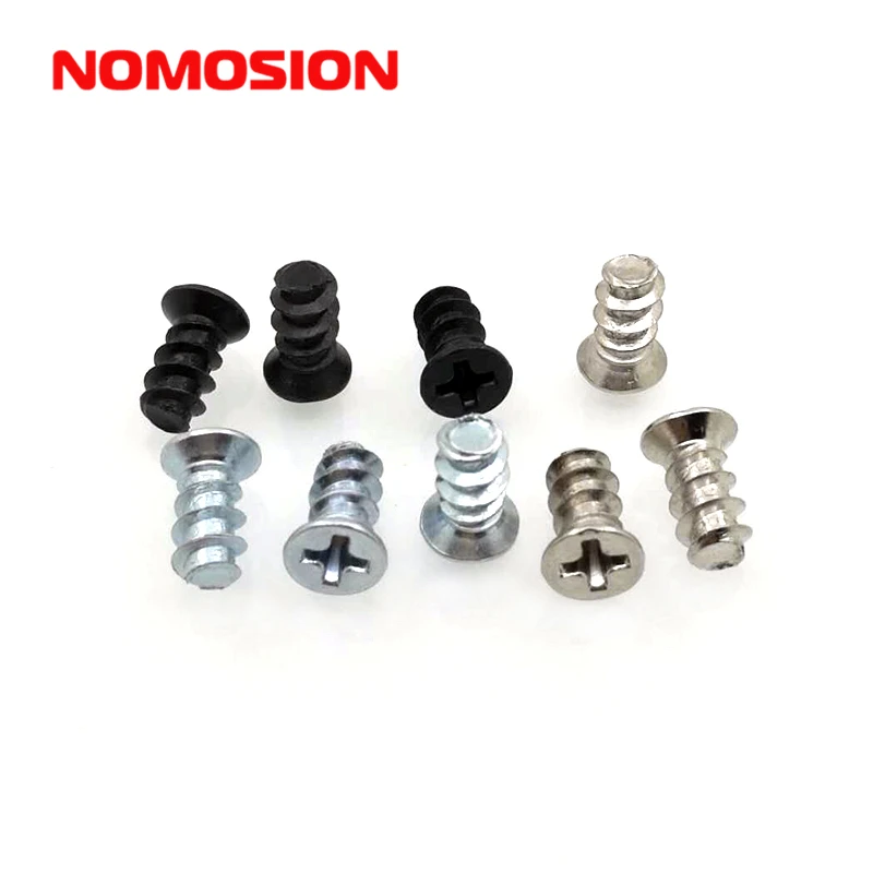 Computer case power fan cooling screw flat head flat tail cross self tapping screw KB4.8*10M5*10*12