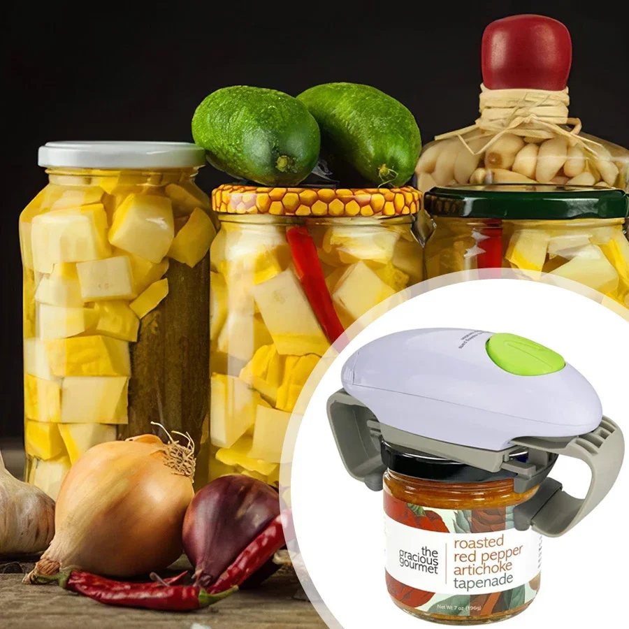 PSB New Design Tiktop Hot Sale Electric Can Opener One Touch Automatic Jar Opener Bottle Opener