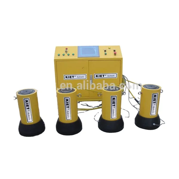 Jiangsu KIET 2500 TON PLC Multiple Points Hydraulic Synchronous Lifting System