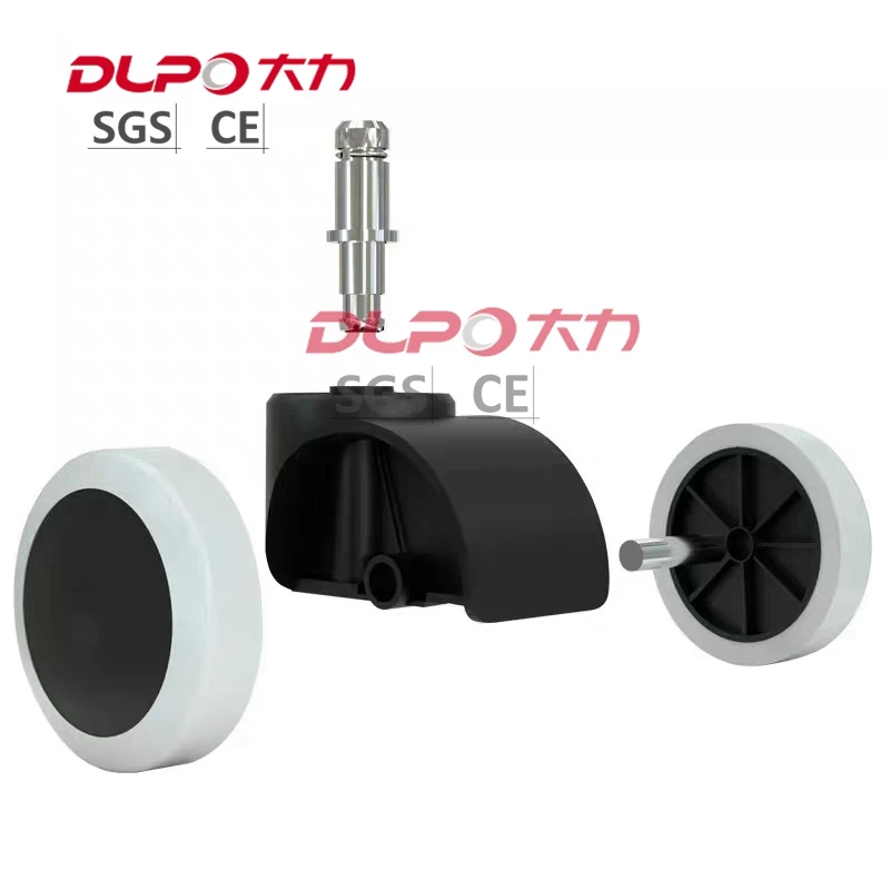 DLPO Customized Bolt Hole Crib Universal Furniture Wheel for baby Plastic caster