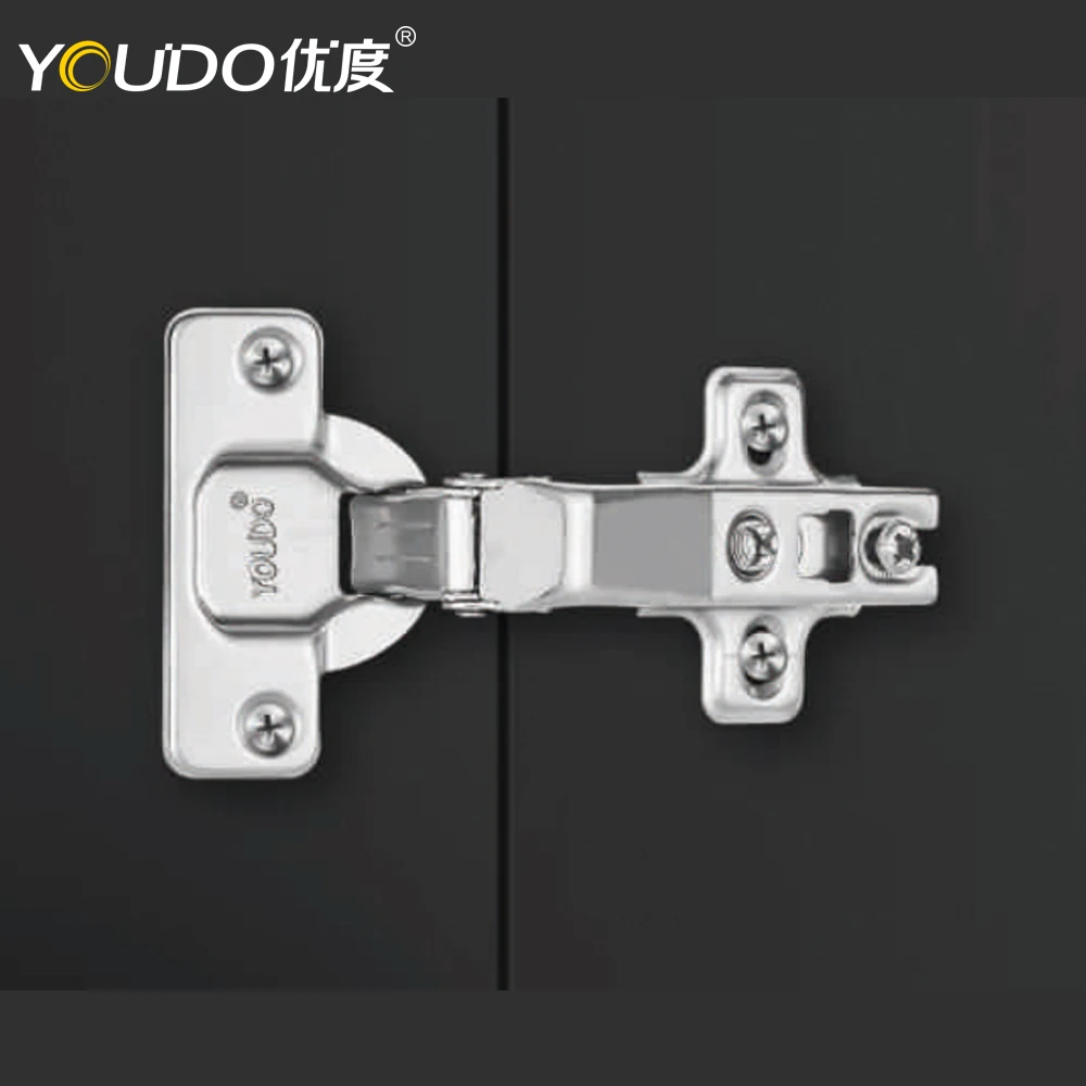 YOUDO 45-degree Normal Cabinet Hinge Nickel Plated Furniture Cabinet Hinge