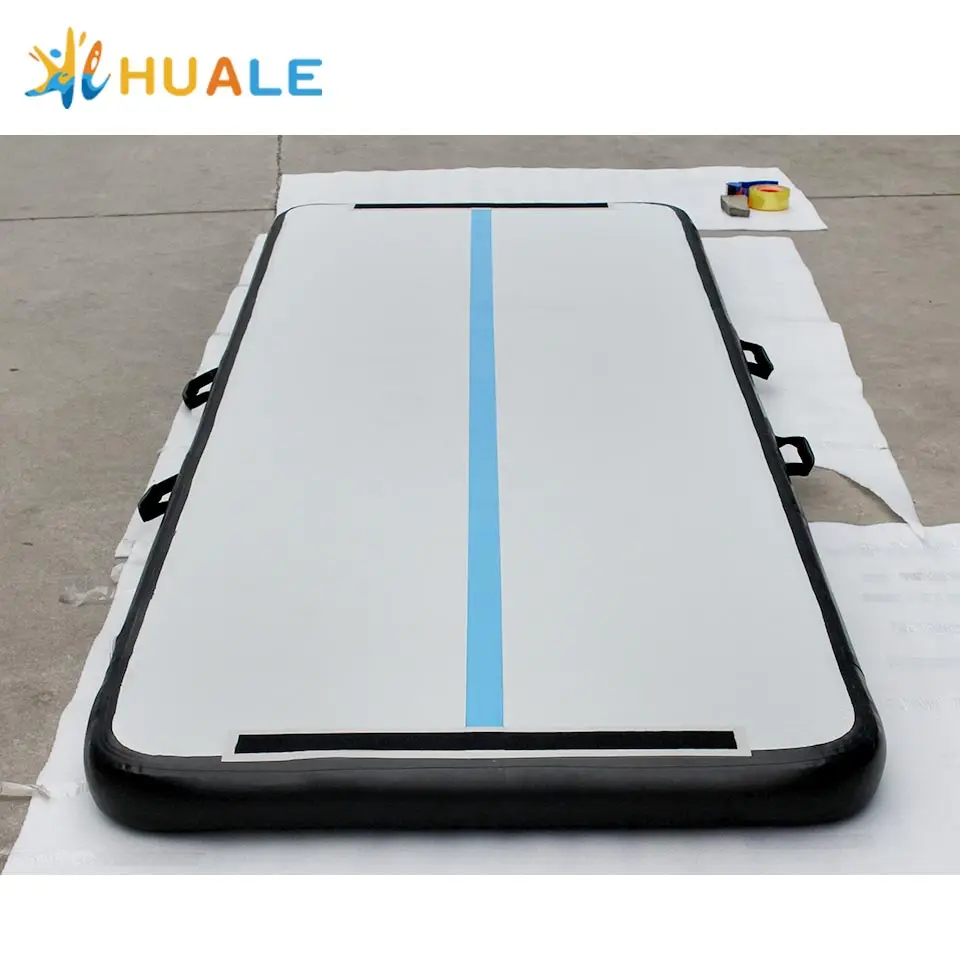 2024 Inflatable Dwf Black Trampoline Park Rainbow 10 Mts 10x2x0.2 Experiment Physics Floor Mat 20ft Air Track For Yoga