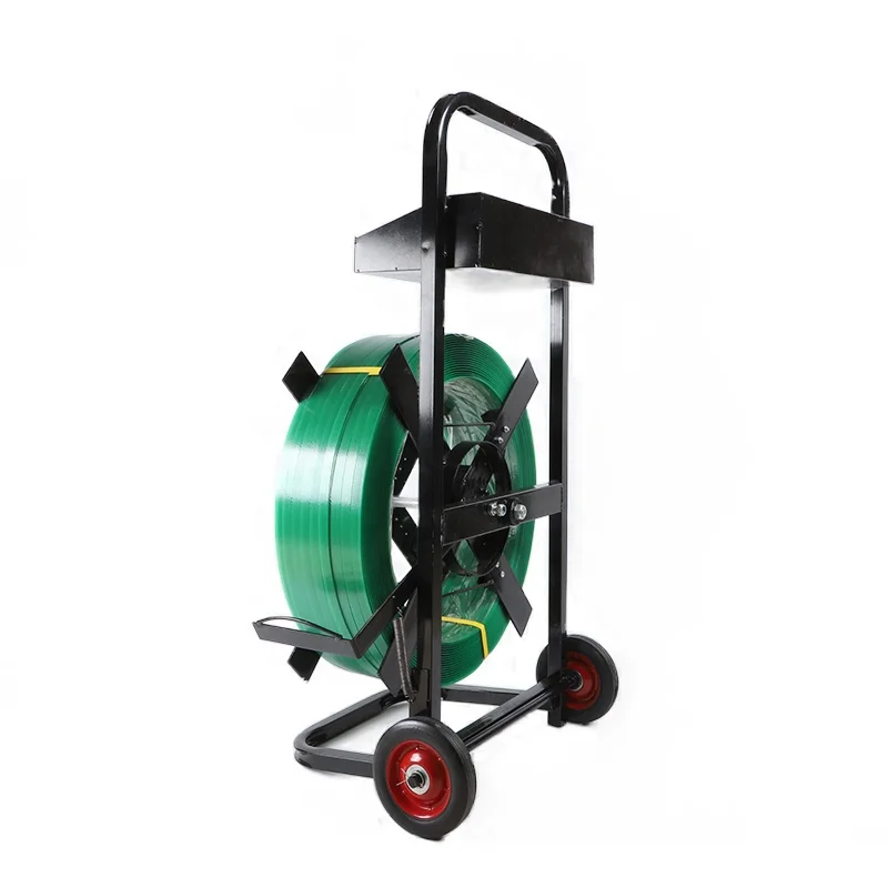 Assemble PET Strap PP Band Trolley Dispenser Cart Automatic With Brake