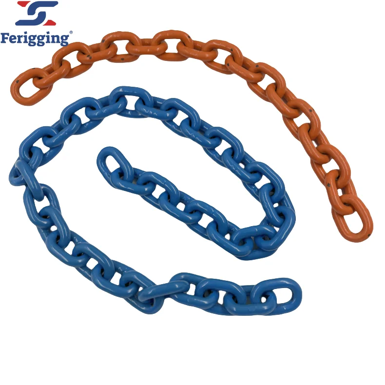 High Strength Alloy Steel Load Binder Welded Link Tow Chain Sling G100 Grade Marine Anchor Lifting Chain