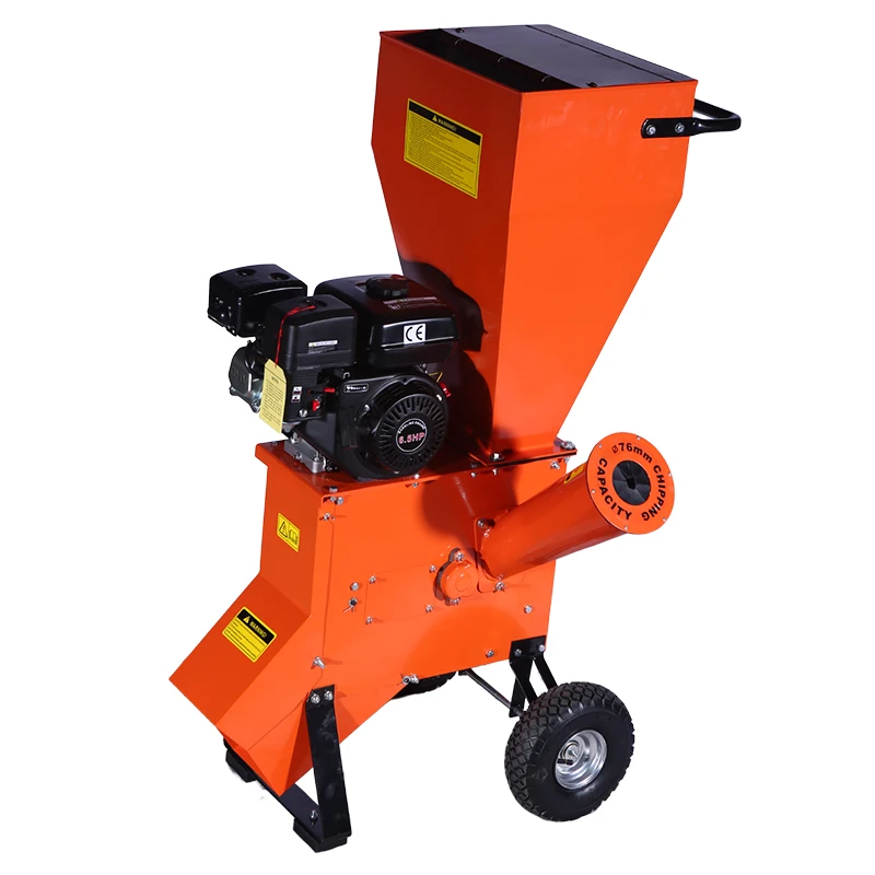 AYS001 with CE 7hp garden shredder chipper Gasoline Petrol Wood Chipper Shredder 212CC