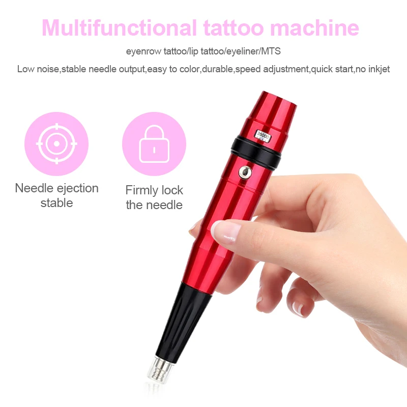 MASSA Semi-Permanent  Electric Makeup Tattoo Guns Superior Tattoo Machine for Eyebrow & Lip Embroidery