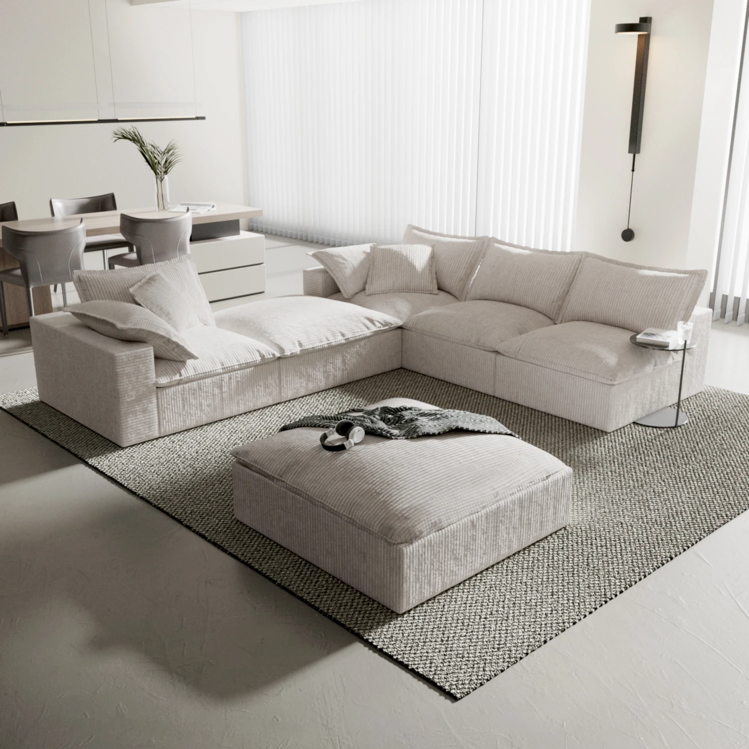 customized furniture sectional living room couch furniture vacuum pack sofa modern sectional Sofa design modular compressed sofa