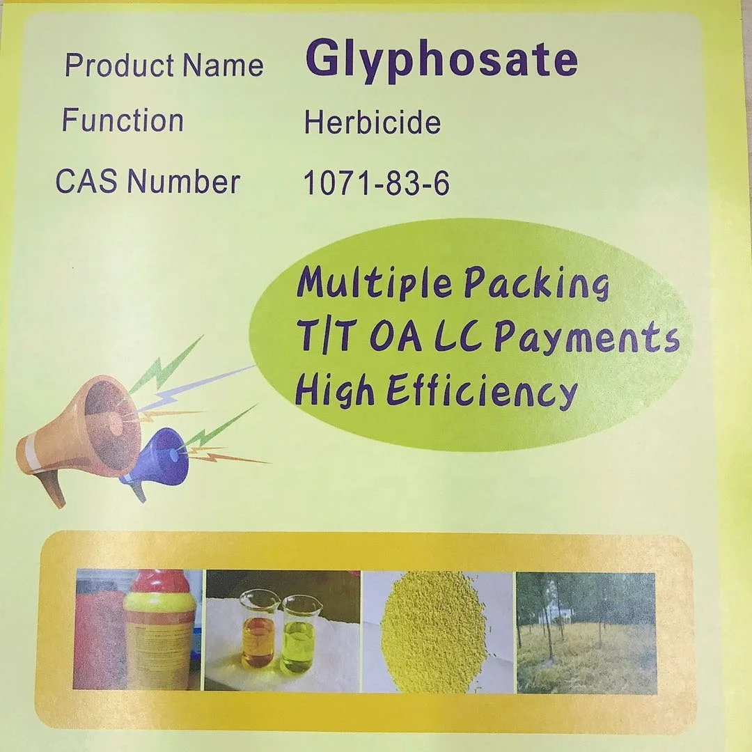 
Sinotech Weed Killer Herbicide Glyphosate 95% TC 41 SL C3H6NO5P With High Purity In Stock 