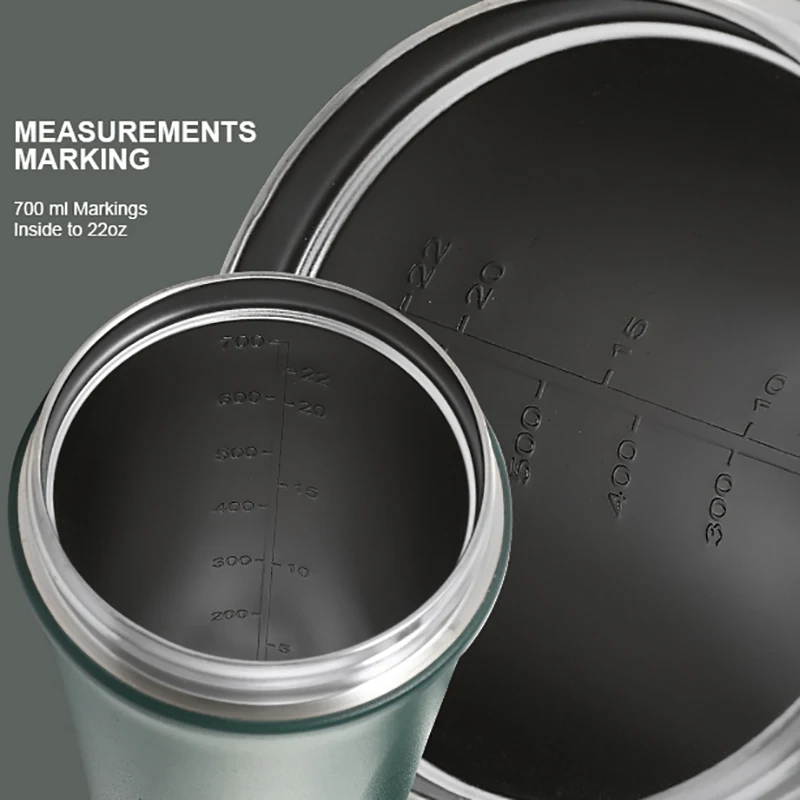 Eco friendly  Protein Shaker Bottle 26oz  Stainless Steel Protein Bottle Shaker Leakproof  cup with blender