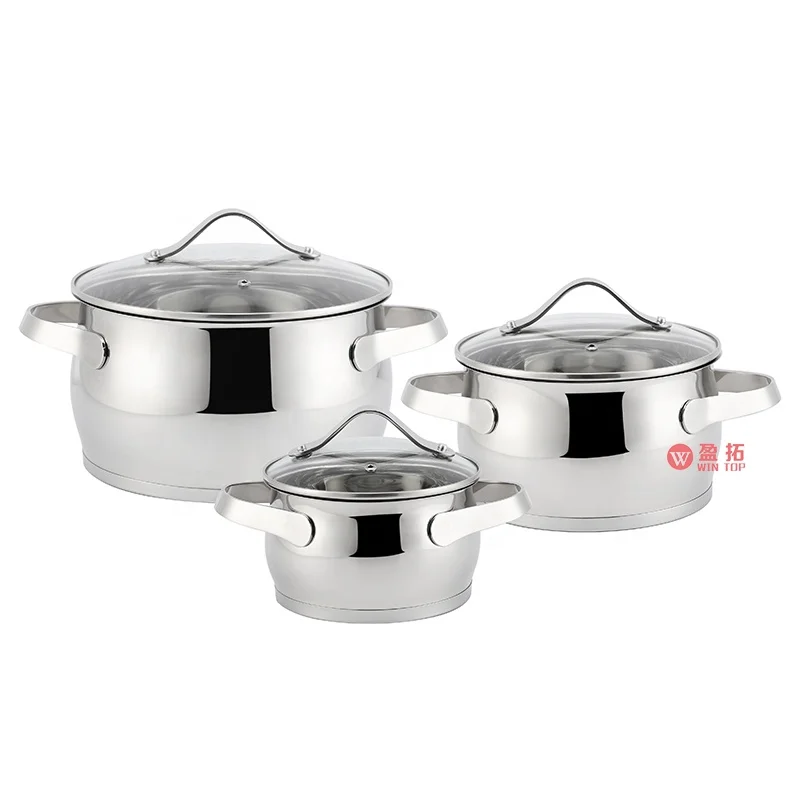 6 шт. набор кухонной посуды из нержавеющей стали