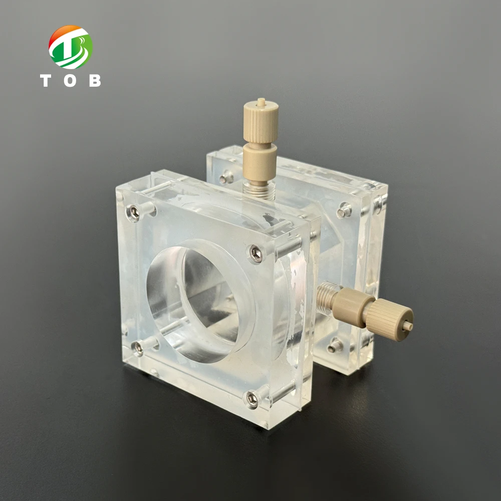 TOB China Lithium Battery Testing Equipment Zinc Air Flow Button Cell Battery Testing Device Electrolysis Cell