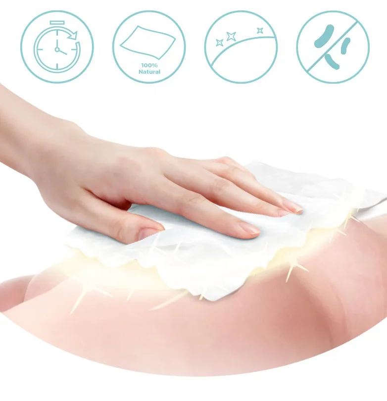 Customize private label disposable organic antibacteral baby cleaning wet wipe China supplier